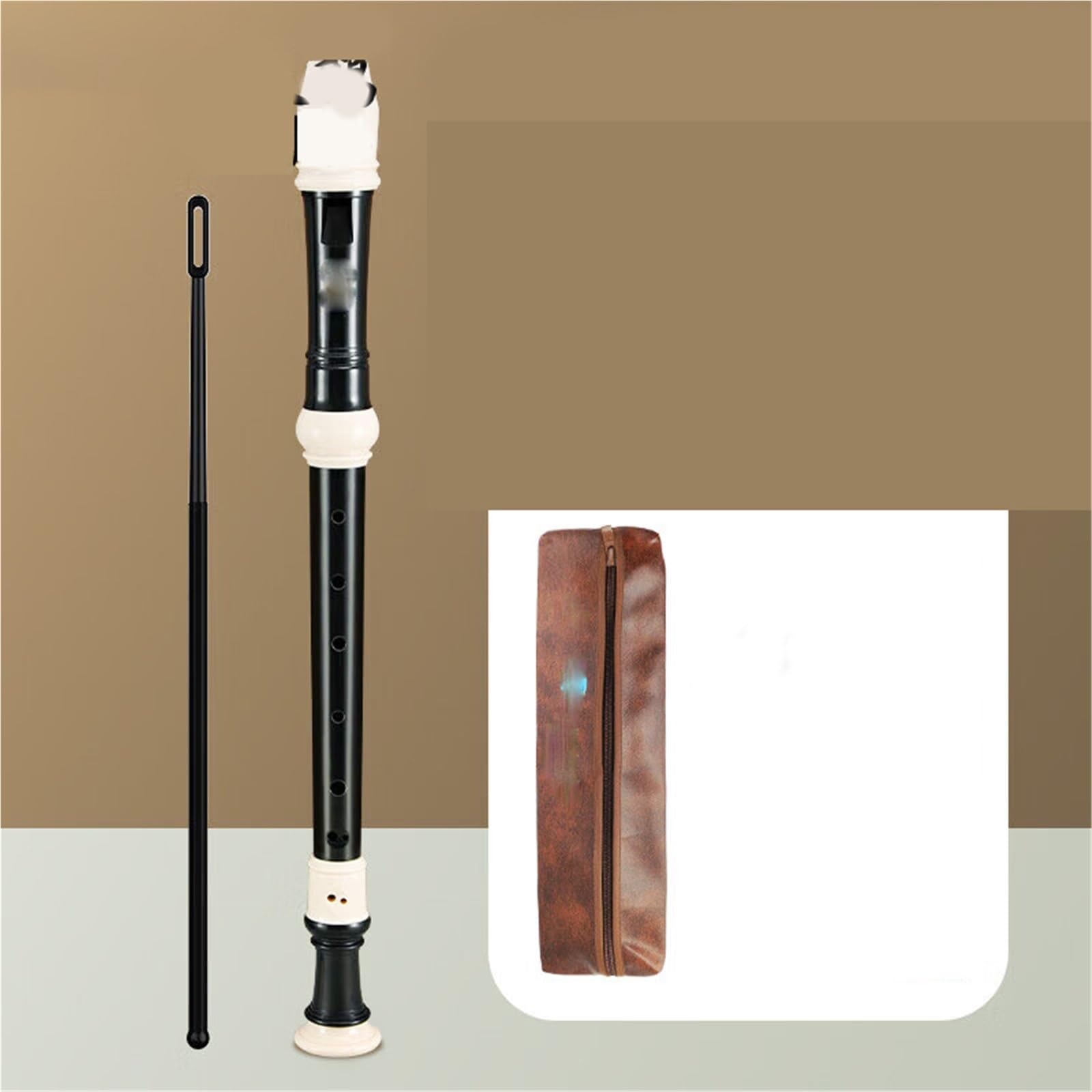 Flauto Dolce Professionale Flauto Dolce Contralto A 8 Fori (chiave F) Diteggiatura Britannica Nero