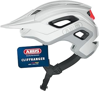 ABUS Cliffhanger MTB Helmet, Bicycle Helmet for Demanding Trails, with Large Ventilation Openings and TriVider Strap System, for Men and Women