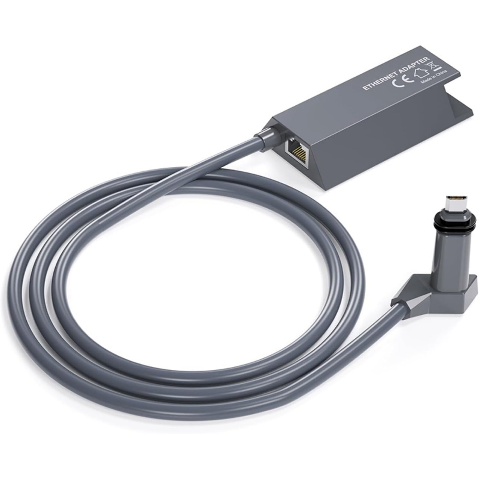 Ethernet Adapter for Starlink Gen2/V2 Actuated Dish – 1Gbps RJ45 Wired Internet Cable with 1M Length, Shielded 26AWG Plug-and-Play Network Adapter