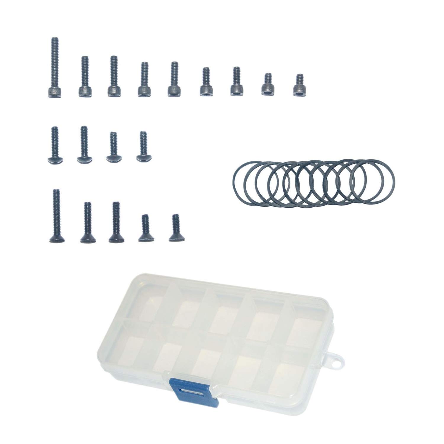 8/32 TATTOO MACHINE PARTS REPAIR KIT COIL BINDER ABAR SPRING SCREW WASHER ETC (SHADER)