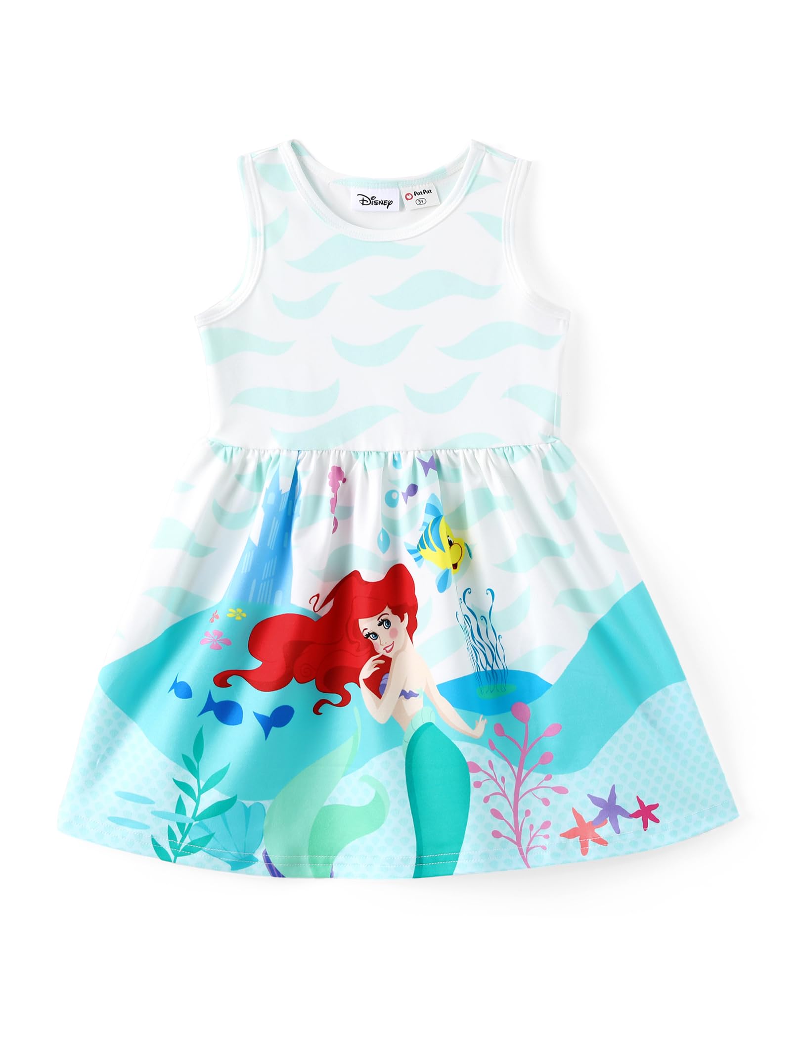 Disney Minnie Mouse Princess Frozen Elsa Stitch Girls Dress Sleeveless & Short Sleeve Casual Summer Clothes Baby to Toddler