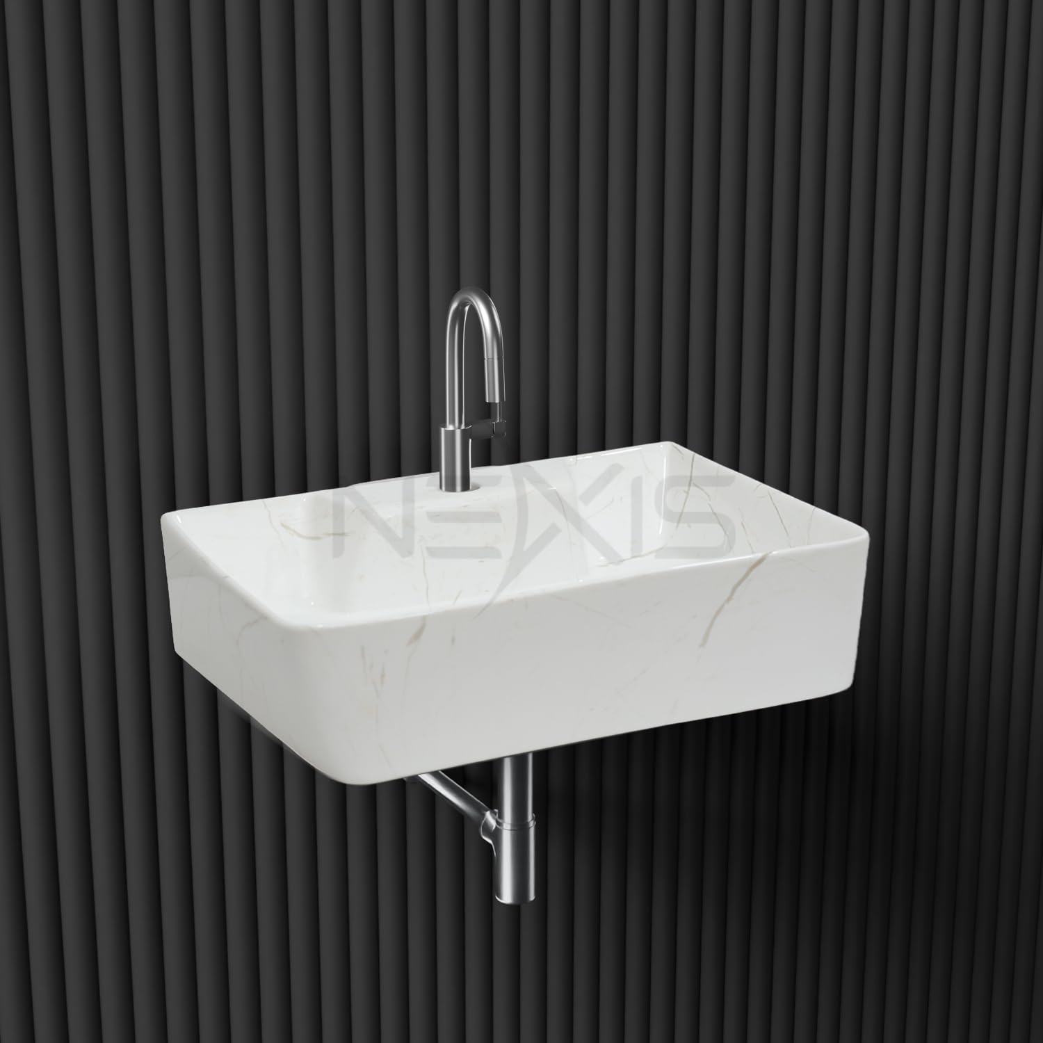 NEXIS Wash Basin - Modern Ceramic Sink -15