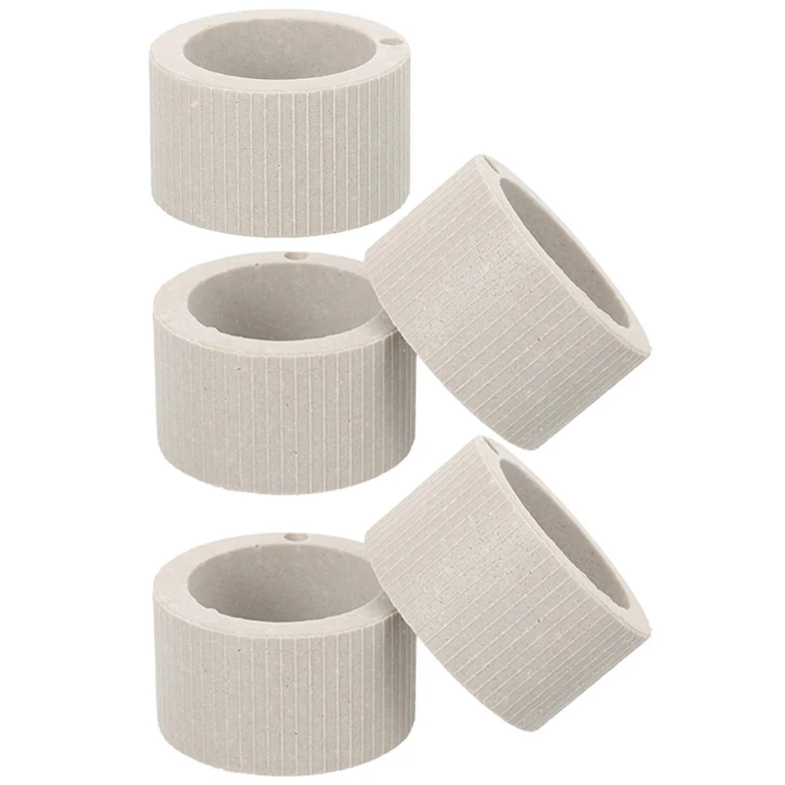 Yangshe 50Pcs Water Plant Fixing Base Ceramic Aquarium Planting Cup for Fish Tank Aquatic Plants Holder Stable Growth Tool
