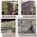 Yeacool Camo Tarp Bulk Roll Camo Net Camo Cover Camouflage for Hunting Blind Military Party Decor Canopy Outdoor Photo Background Window Screen Cover (Camo Bionic Leaves, 32.8ftx4.9ft, 10m*1.5m)