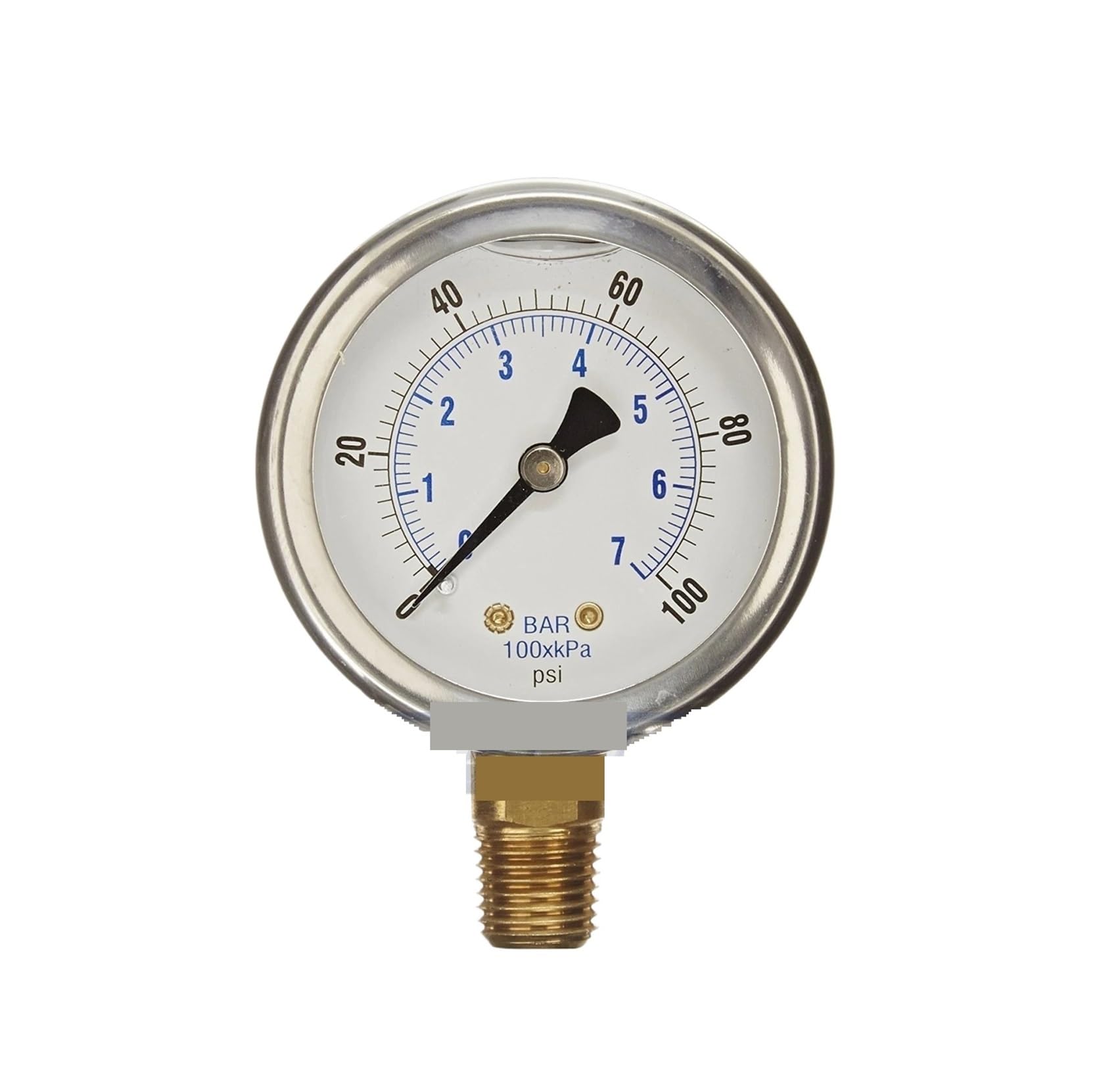 Mesure de pression 0-100 PSI stable pour résoudre les chutes de pression d'eau