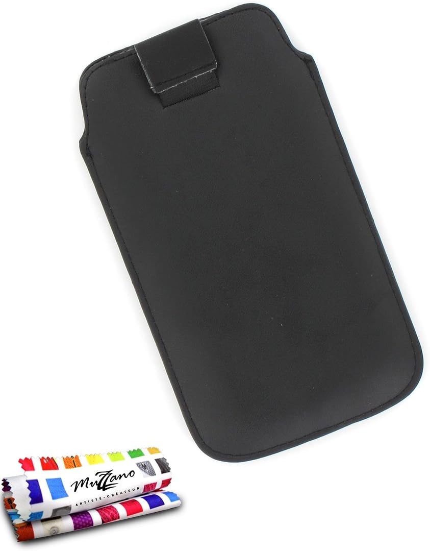 MUZZANO Original Le Sweep Case Cover for Sony Xperia Tipo - Black, "Le Sweep"