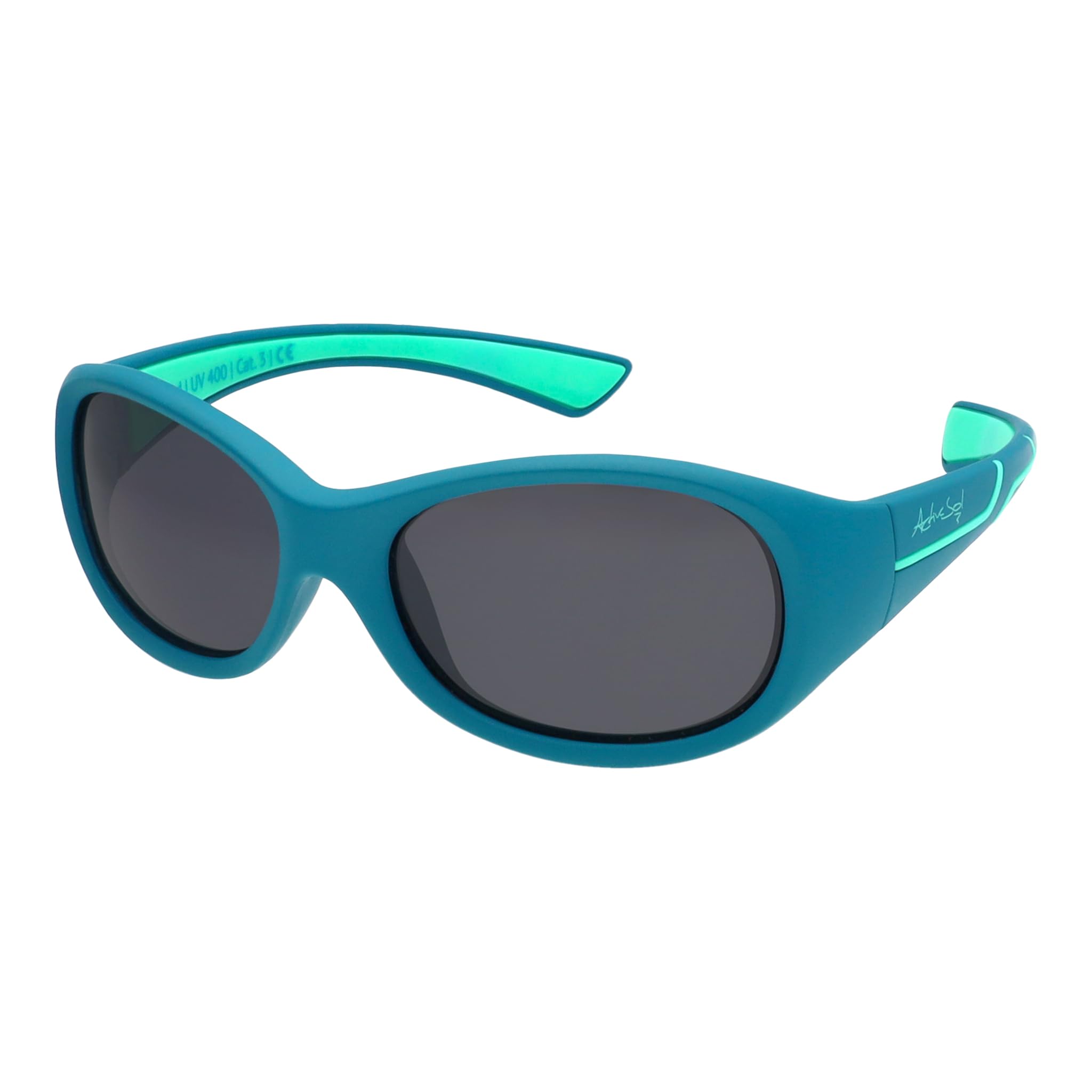 ActiveSol Occhiali da sole per bambini Kids@School, 5 – 10 anni, protezione UV, polarizzati