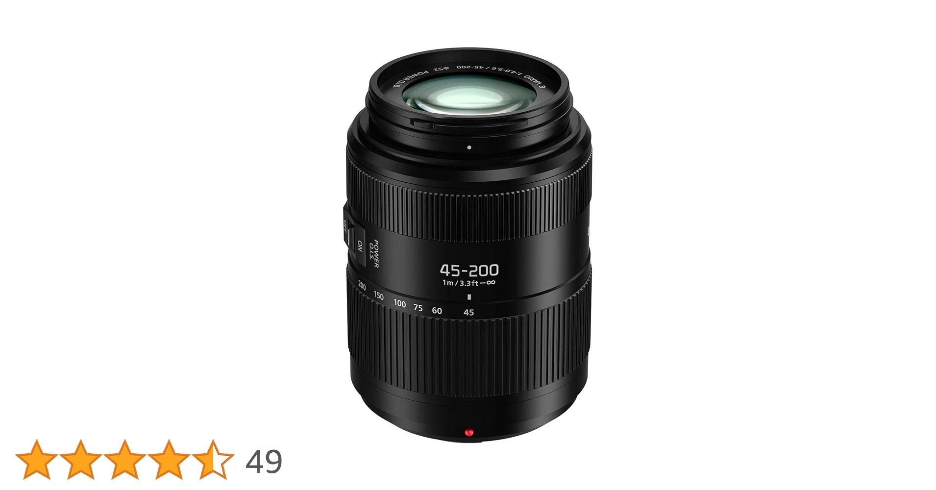 Panasonic HFSA45200 LUMIX G II Vario Lens, 45-200mm, F4.0-5.6