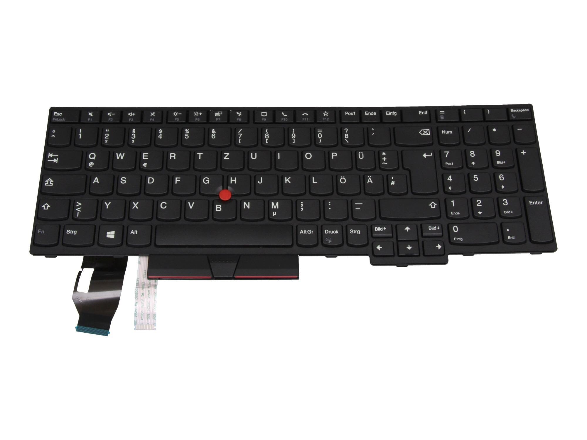 IPC-Computer Lenovo ThinkPad T15 Gen 1 (20S6/20S7) Original Tastatur DE (deutsch) schwarz mit Mouse-Stick