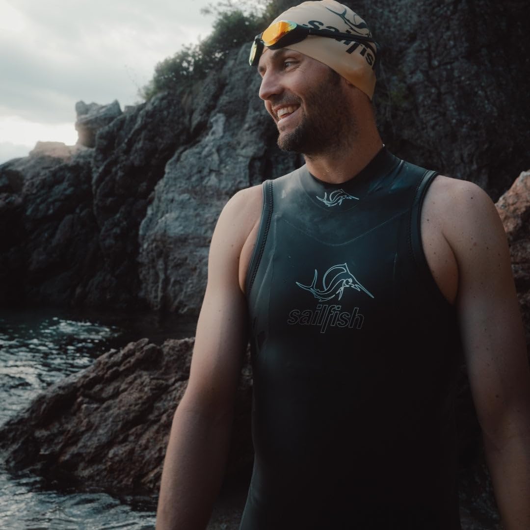 sailfish® Neoprenanzug Herren | Men's Rocket 4 Premium Triathlon Anzug | Natürliche Armfreiheit & verbesserte Wasserlage | Erfrischende Kühlung & freier Bewegungsradius