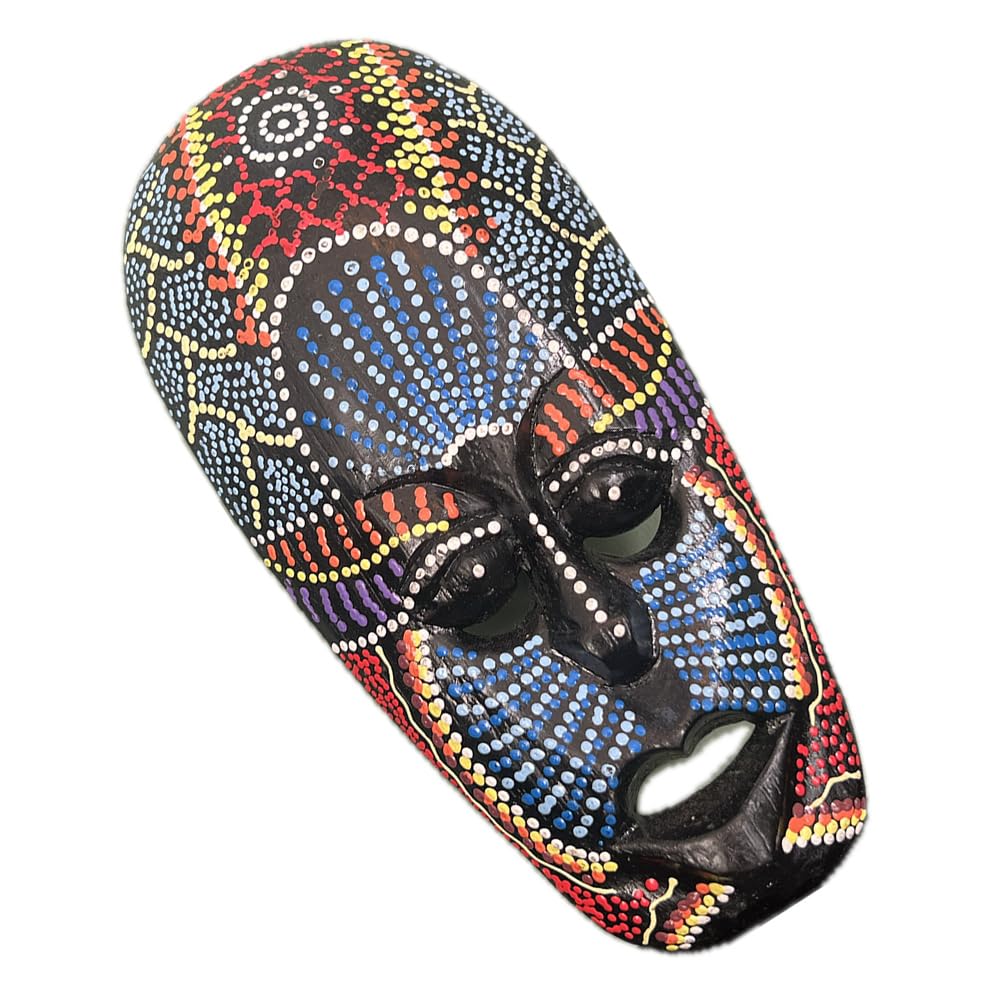 Amazon.co.jp: 台湾 タイヤル族 工芸品 お面 置物 壁掛け アジアン