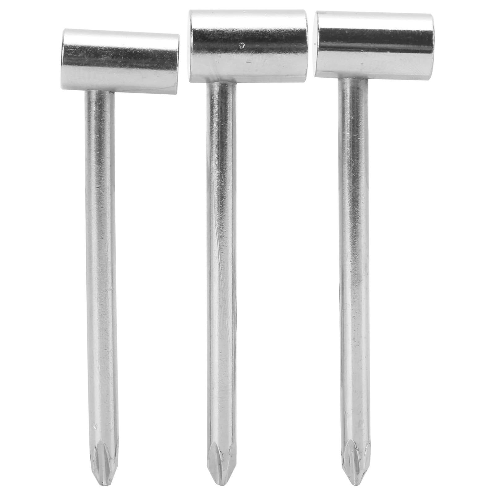 Narzędzia do gitar 3 Szt Klucz Do Pręta Gitarowego Żelazne Uniwersalne Narzędzie Regulacji Instrumentu(Silver)