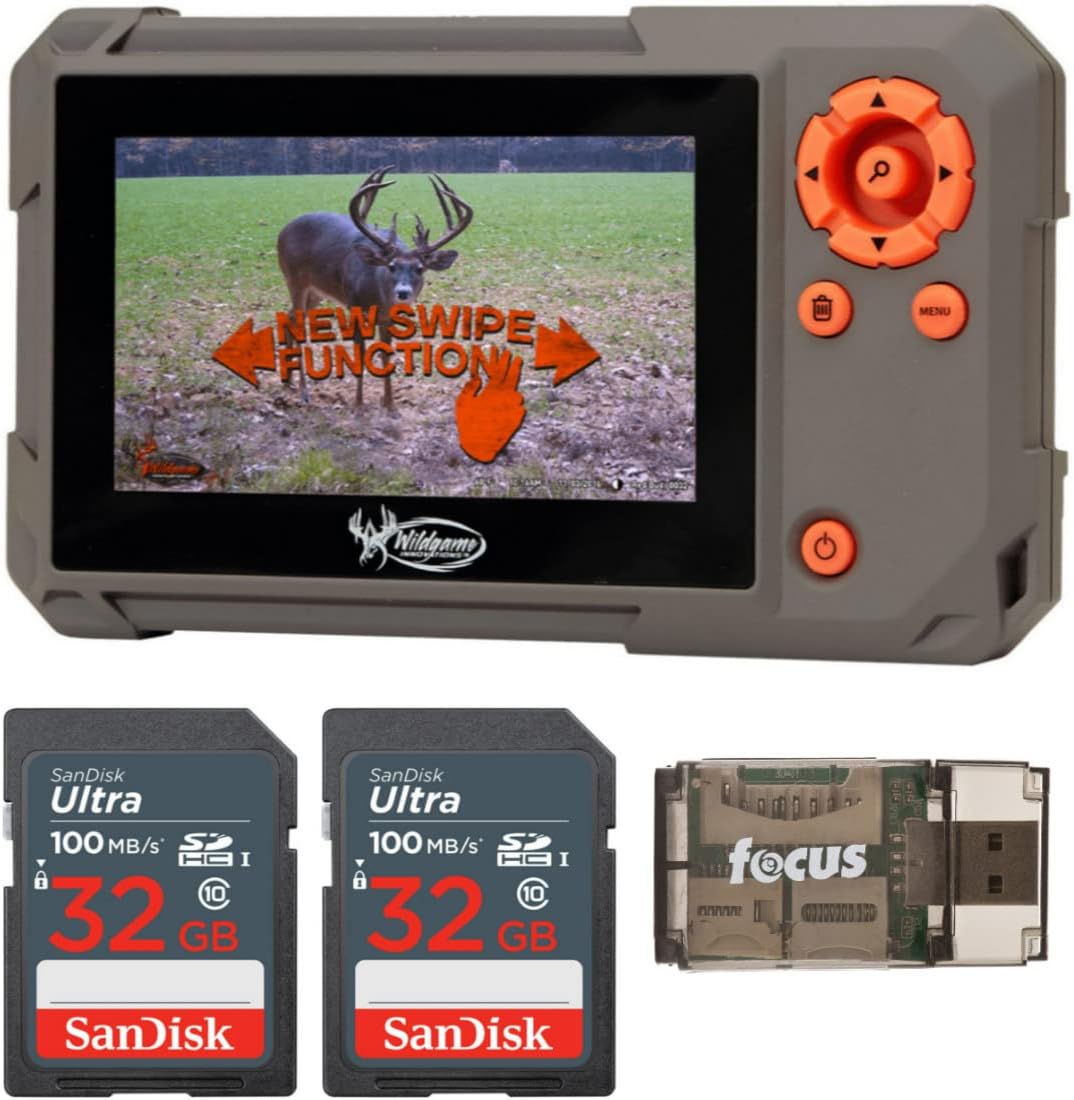 Wildgame Innovations Trail Pad Swipe SD Card Reader Bundle