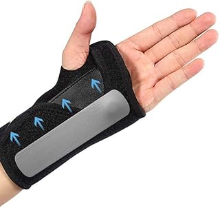 DOACT Wrist Brace Carpal Tunnel Splint for Keyboard, Wrist Support Fits Left Hand Neoprene Made for Arthritis, Tendonitis, Sprains, RSI, Sports Injuries Adjustable Left Hand