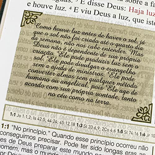 Bíblia de estudos e sermões de C.H. Spurgeon - Capa luxo