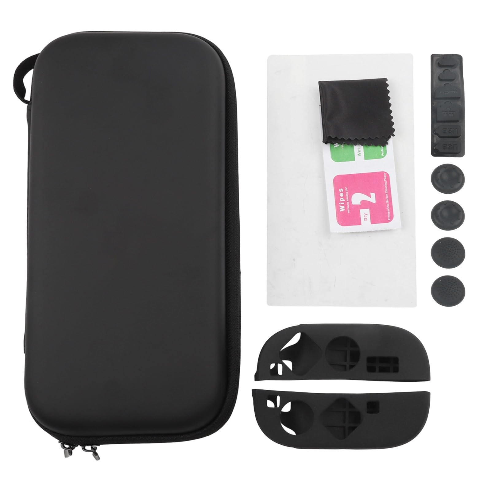 Borsa da viaggio portatile per Nintendo Switch 2 con custodia in silicone, accessori protettivi in EVA, 29,3 x 4,8 x 14,2 cm