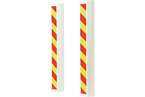 Maxsa 37357 Park Right Reflective Car Door Bumper Guards with Adhesive Mounting (2-Pack)