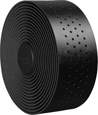 Brooks England Leather Bar Tape Black, Bar End Plugs Included