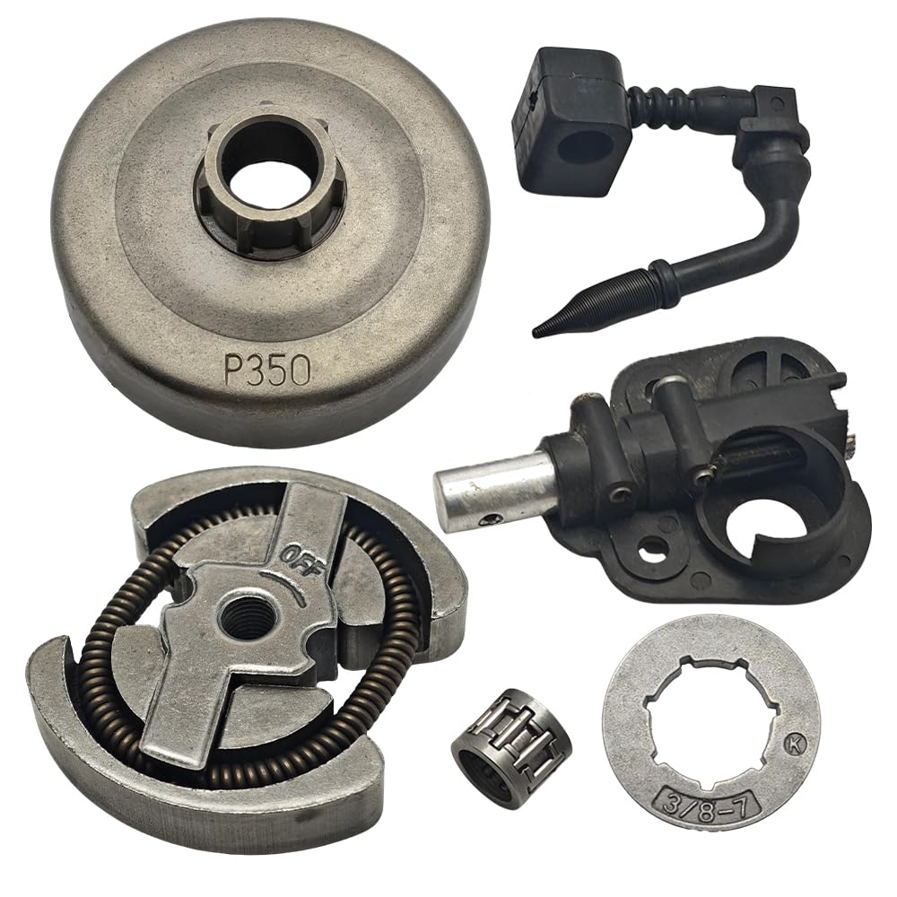 Kit de Aceite for Rueda Dentada y cojinete de Tambor de Embrague de 3/8" (repuestos for motosierras 350, 351, 352, 370, 371, 390 y 420)