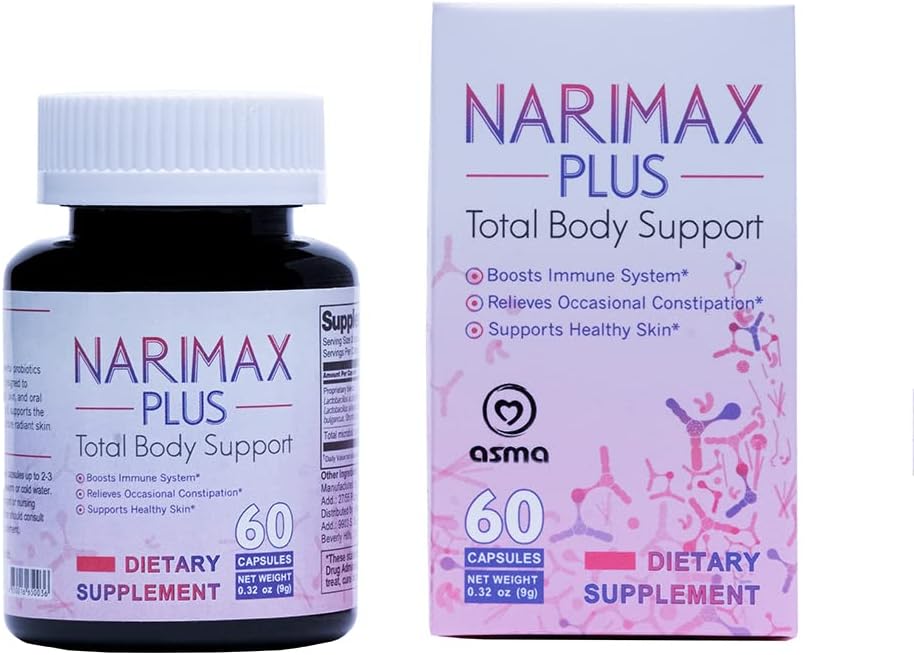 Asma Narimax Plus Probiotic Supplement 60 Capsules