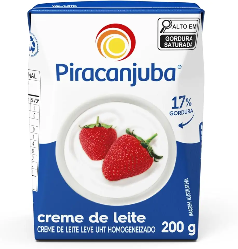 Piracanjuba - Creme de Leite, 200g, 1 unidade
