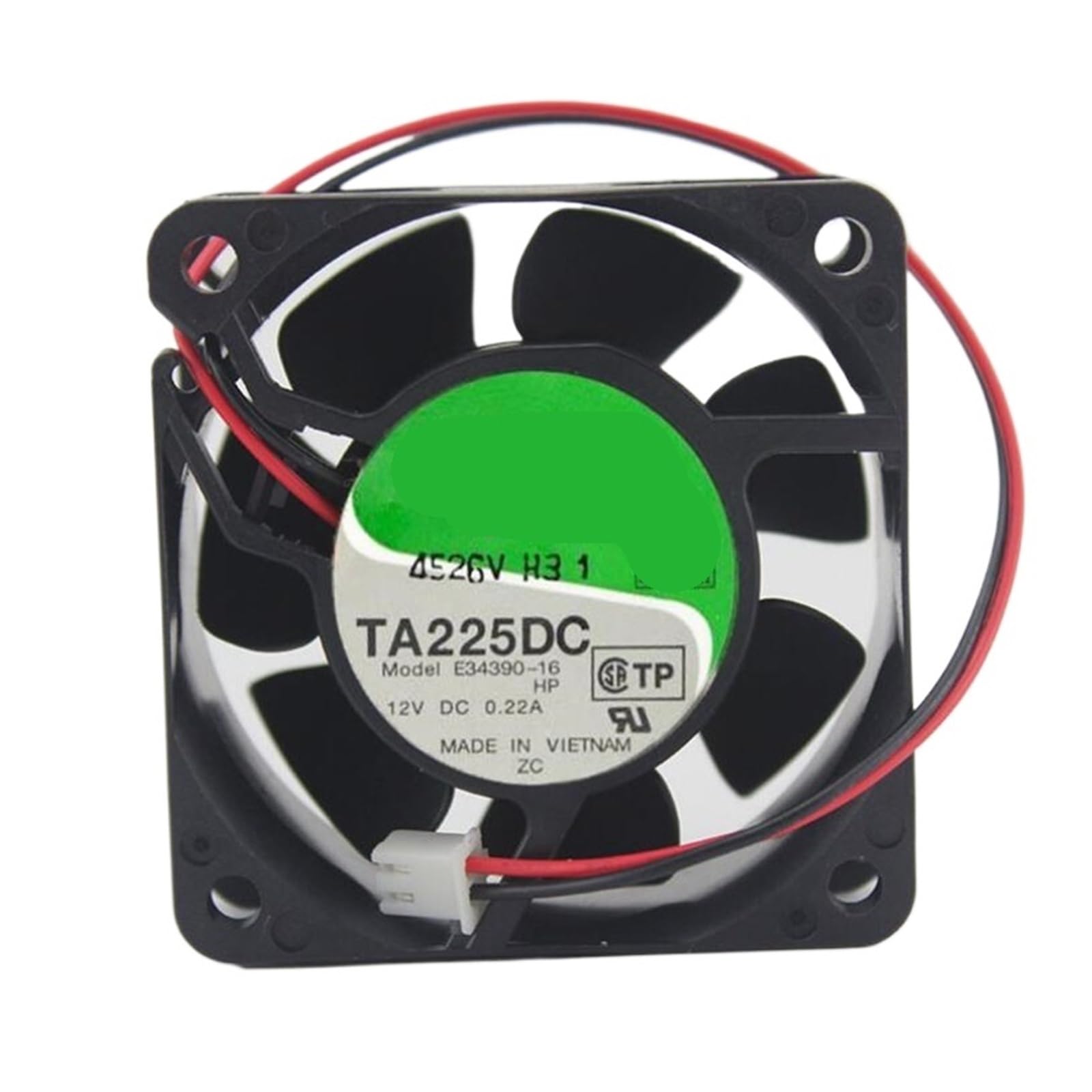 TYHUJKKL TA225DC E34390-16 6025 12V 0.22A 2-wire cooling fan