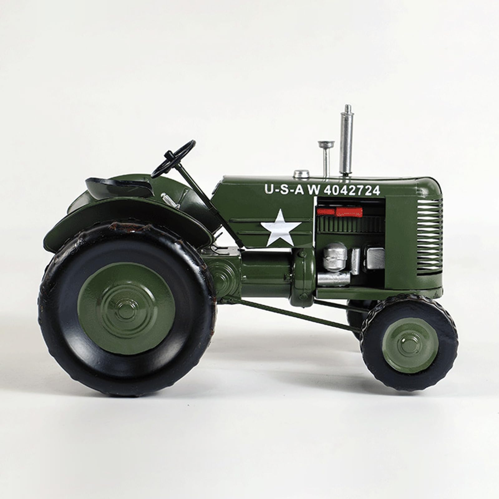 Trattori agricoli in metallo, modello auto d ', veicolo da collezione, ornamento artigianale per la casa, antico, vintage, retrò, artigianale, da scrivania, per uomo, industriale, per scaffali