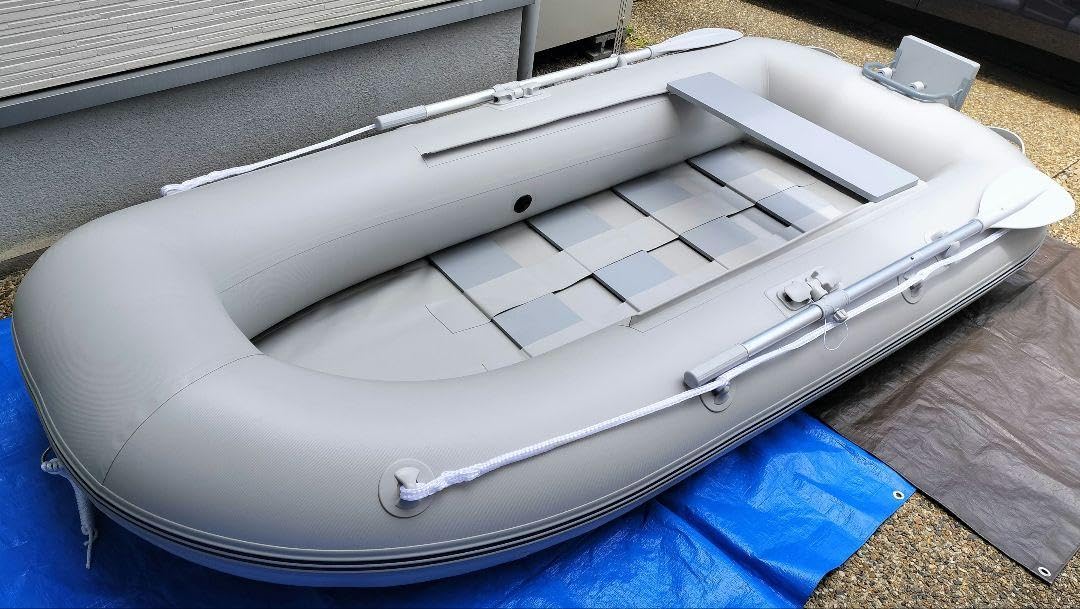 Amazon.co.jp: ウッドロールゴムボート270 ライトグレー : おもちゃ 