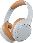 Active Noise Cancelling Headphones for Adults, 120H Playtime Over Ear Headphones Bluetooth Wireless with Mic, Foldable Bluetooth Headphones with Deep Bass, Fast Charging for Home Travel Office