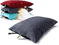ZOOOBELIVES AlpliveS2046 Ultralight Down Filled Camping Pillow - Washable Soft Cover, Compressible for Hiking, Backpacking, Travel & Lumbar Support