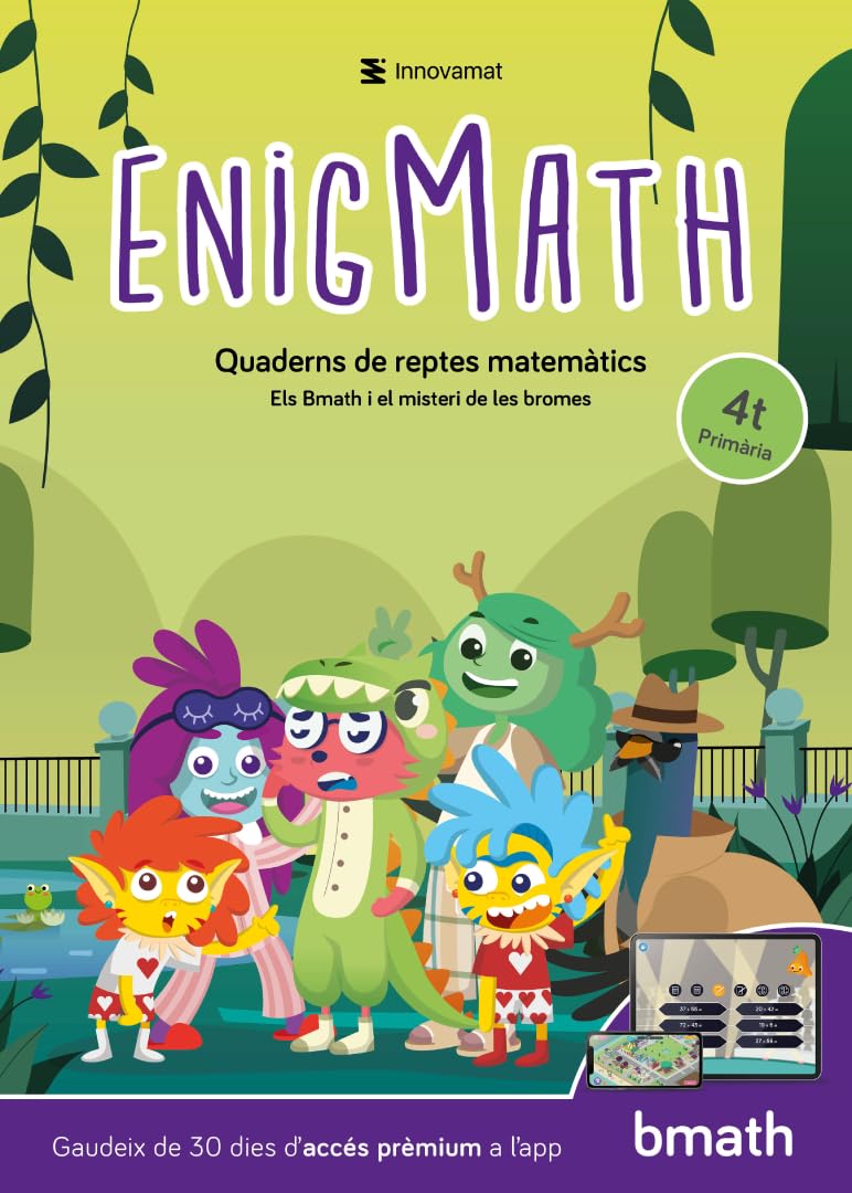 Innovamat - Enigmath 4t de primària - Quadern de reptes matemàtics (Col·lecció Enigmath)