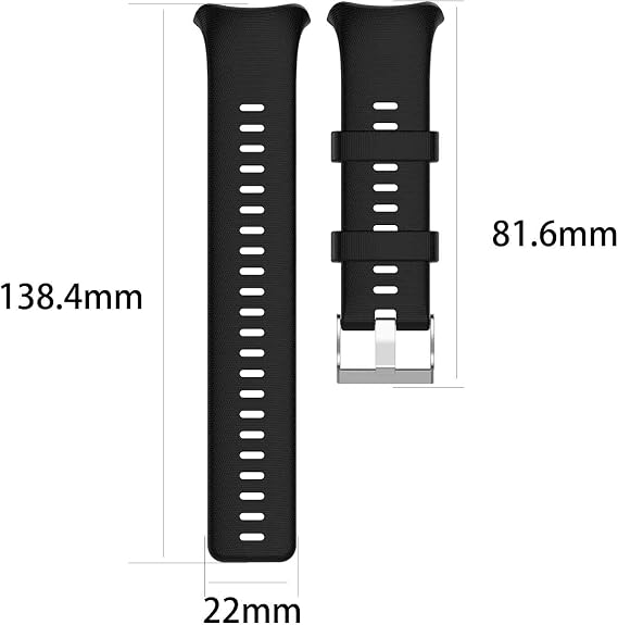 QGHXO Band for Polar Vantage V, Soft Adjustable Silicone Replacement Wrist Band for Polar Vantage V Watch