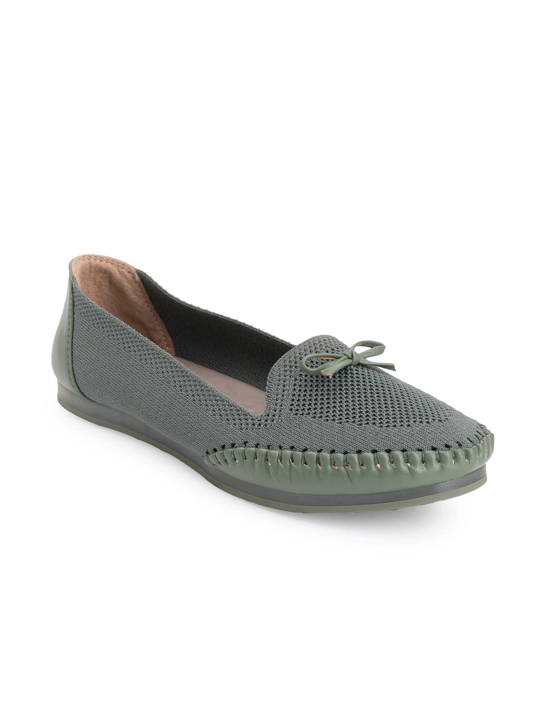 FOOTONS Womens Light Weight Breathable Bellies Active Wear Slip-on Comfortable Casual Flat Shoes for Womens Green (B0B7XSVHB7) Amazon Price History, Amazon Price Tracker