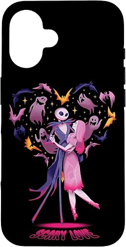 Vista 76 de iPhone 12 Pro Max Disney The Nightmare Before Christmas Jack Sally Scary Love Case