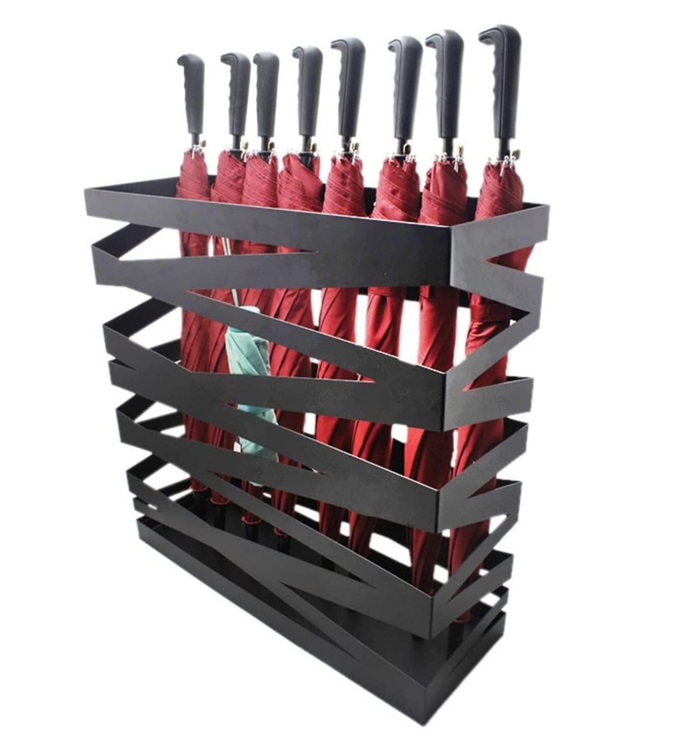 Gardeneea Umbrella Stand, Entryway Umbrella Stand Umbrella Rack Large Iron Umbrella Stand Modern Simple Hotel Umbrella Rack Supermarket Umbrella Holder For Foyer And Entrance Umbrella Holder Umbrella