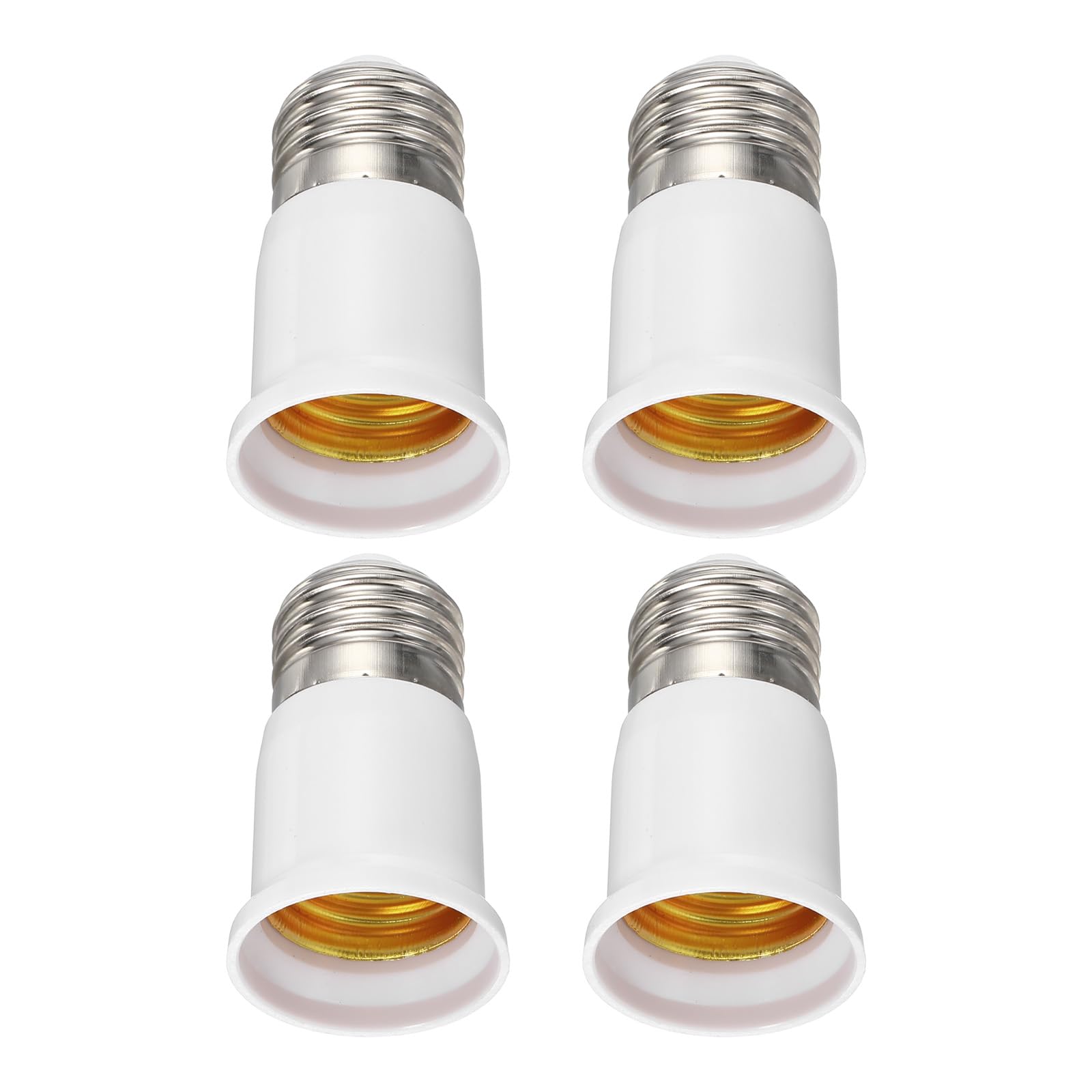 VIAPUICE E26/E27 Light Socket Extender 4 Pcs Lamp Extension 63mm