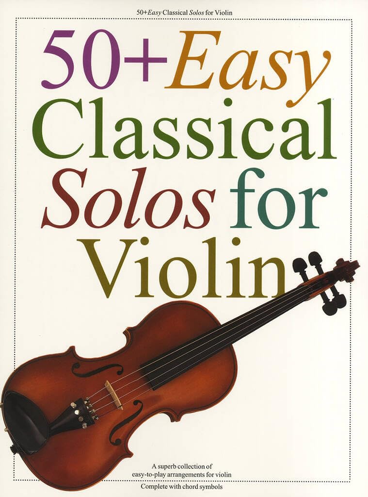 50 Easy Classical Solos for Violin PAPERBACK 9780711951914