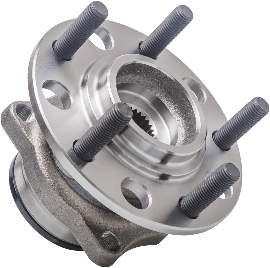 TUCAREST 512333 x2 (Fit 4WD/AWD Vehicles) Rear Wheel Bearing and Hub Assembly Compatible with 2007-2017 Je-ep Compass, Patriot /2007-2008 Do-dge Caliber [5 Stud Hub W/ABS,4x4]