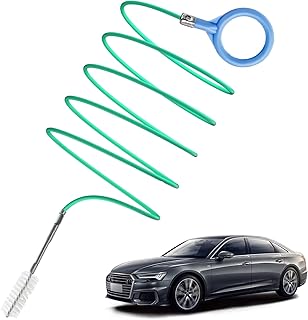 Amiss Auto Sunroof Drain Cleaning Tool, Windshield Wiper Drain Hole, Tube Cleaning Brush Slim Drain Dredging Tool for Car Sunroof, 118 Inch Flexible Drain Brush Long Pipe Cleaners for Car