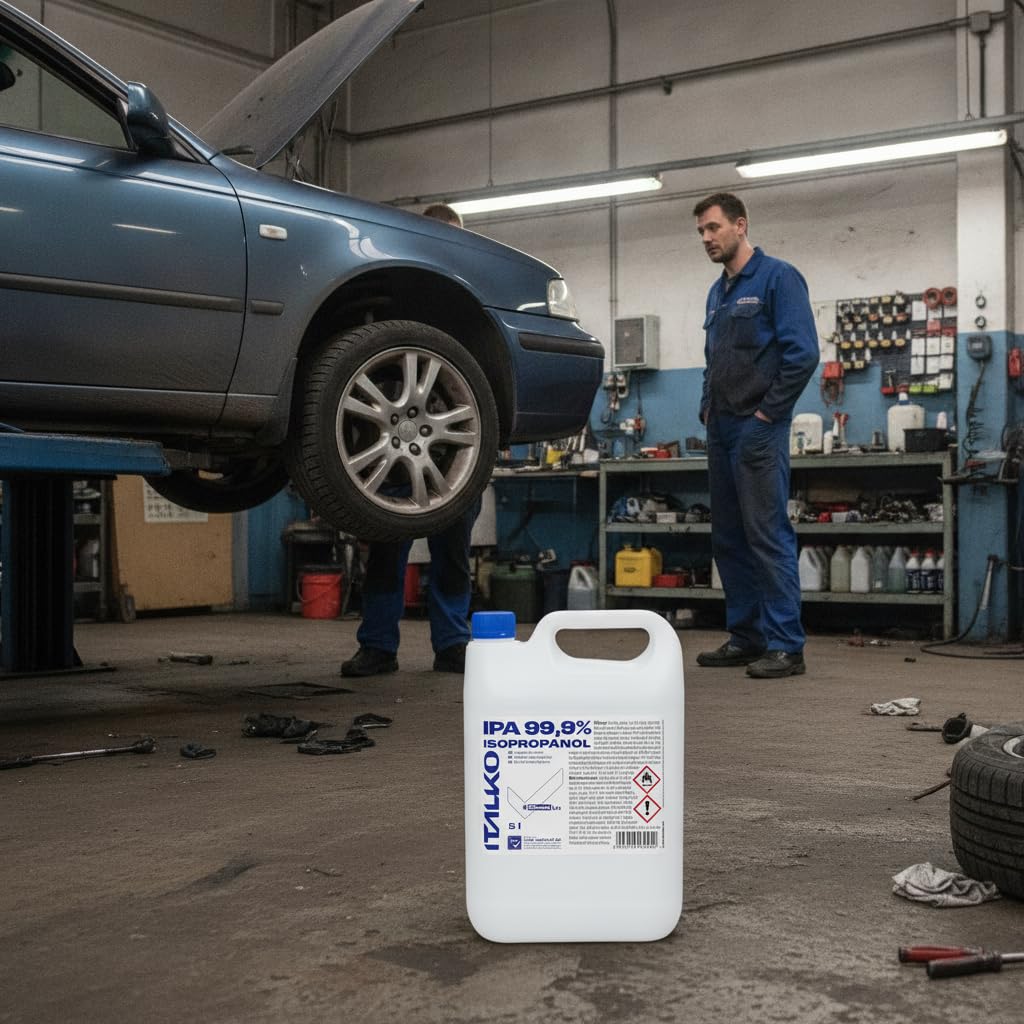 Isopropanol 99,9% IPA 5 L – Isopropylalkohol 2-Propanol als Reinigungsalkohol und Entfetter für Werkstatt, Elektronik, Glas und Metall