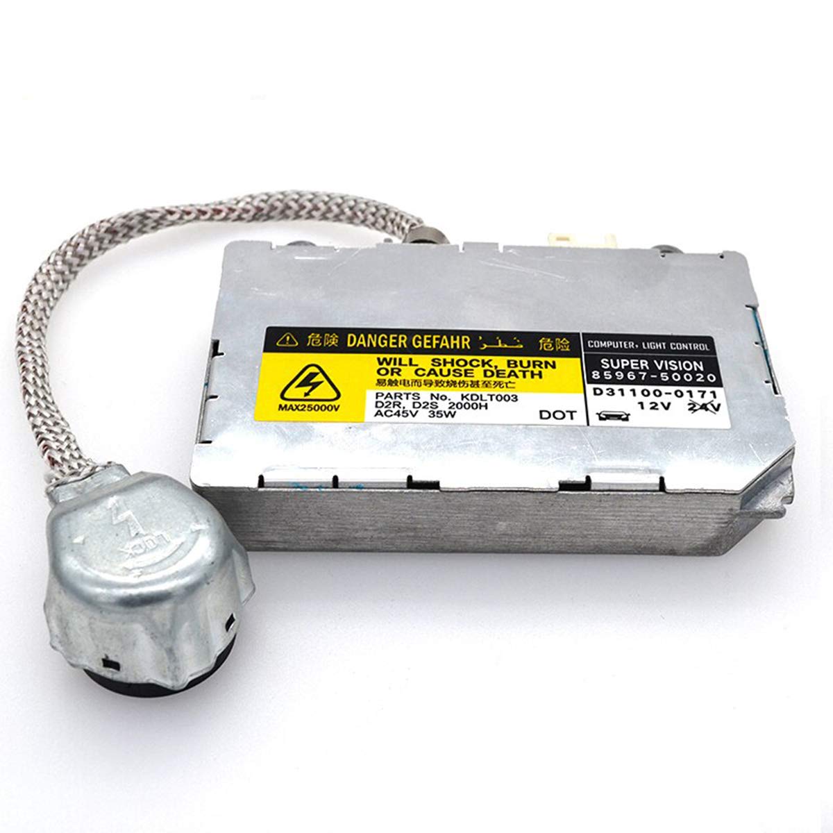 Xenon D2S D2R 35W HID Ballast DDLT002 Factory OEM Direct Replacement Control Unit Module for Lexus Toyota 1998-2006