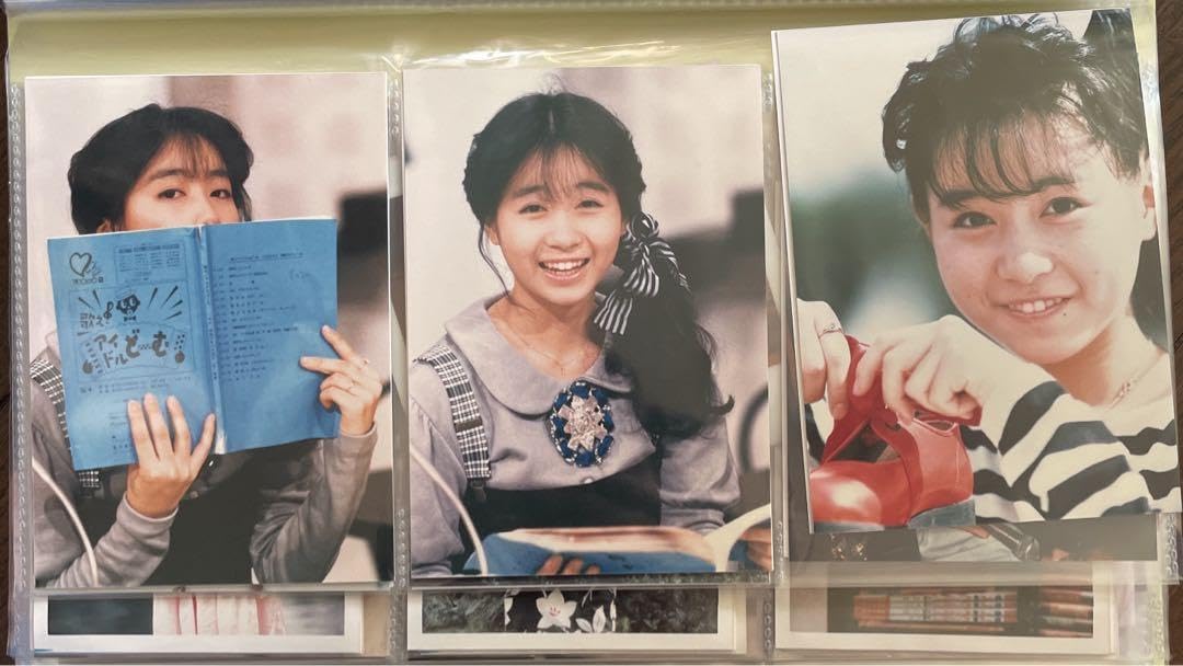 Amazon.co.jp: 岩井由紀子 ゆうゆ おニャン子クラブ 写真 3枚組 12