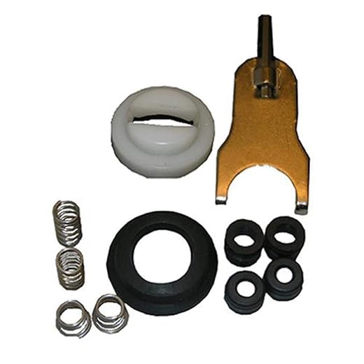 LASCO 0-3007 - Kit de reparación de grifos de una sola manija para ducha y lavabo de plástico de la marca Delta