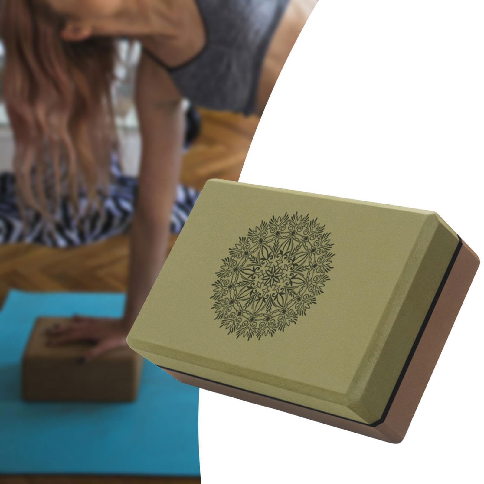 Set di 2 Blocchi Yoga,bicolore mattoncini Yoga in schiuma EVA,leggeri e resistenti,antiscivolo,per Pilates,stretching,meditazione e riabilitazione,Facili da pulire,adatti a principianti e avanzati