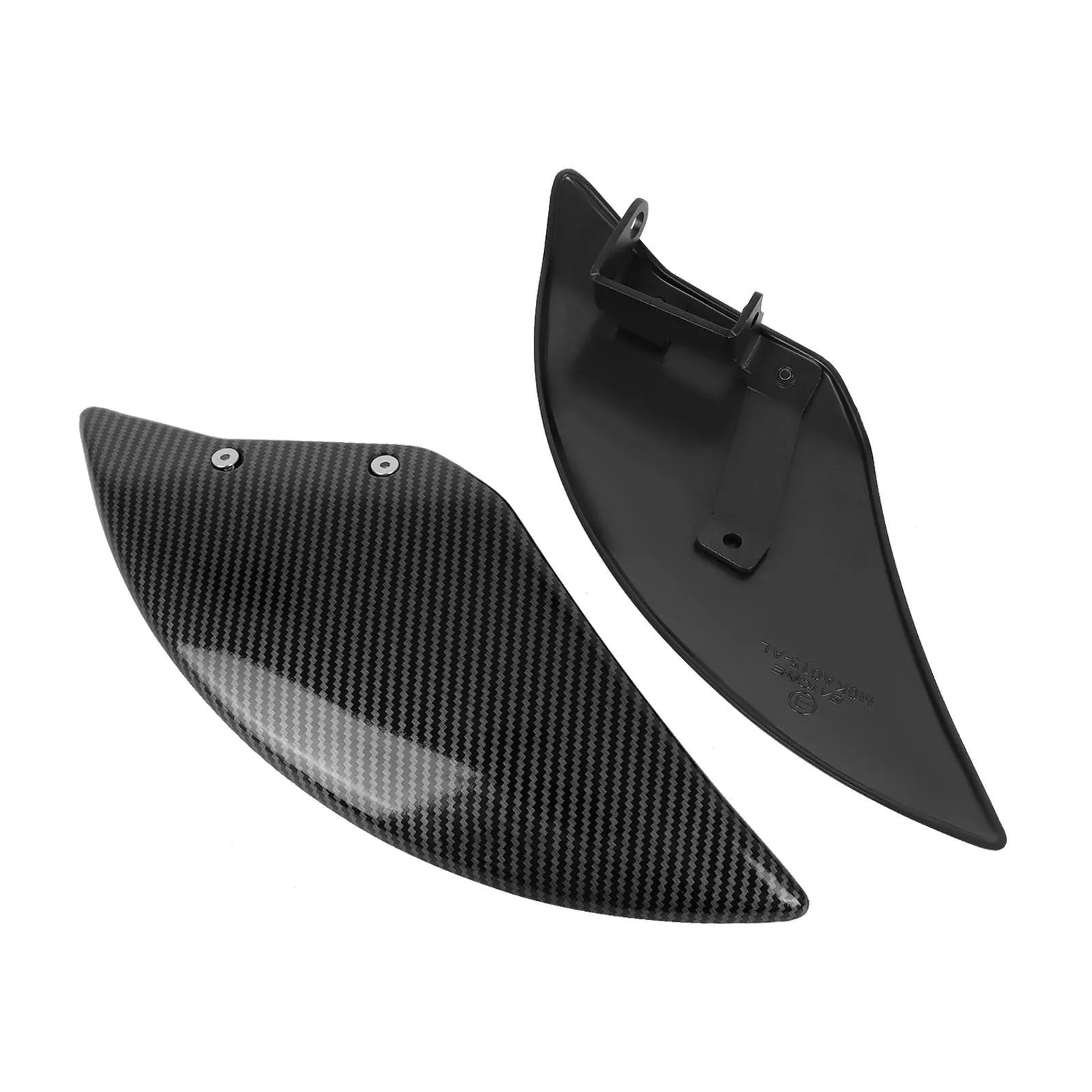 Compatible con Cubierta Lateral refrigeración Pinza de Freno | Guíe el flujo del viento y aísle la tubería de la arena y el barro de la carretera.(Black upper)