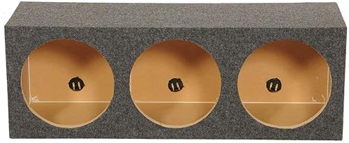 Miniatura 2 de Q Power HD12 12" sellado triple subwoofer de audio para coche caja de subgraves