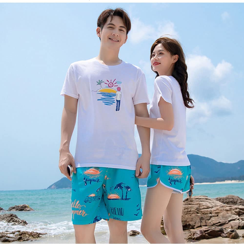 生活快適特集 品質安心 海パン 上着 送料無料 ショートパンツ タンキニ 新登場 柄物 ビキニ ビーチウェア サーフパンツ カップル水着 ランキング常連 夏ペアルック レディース 水着セット メンズ 男女お揃い お買い得プライス Amazon.co.jp: 水着Tシャツ海パンツ2点セットフィットネスお揃いメンズ