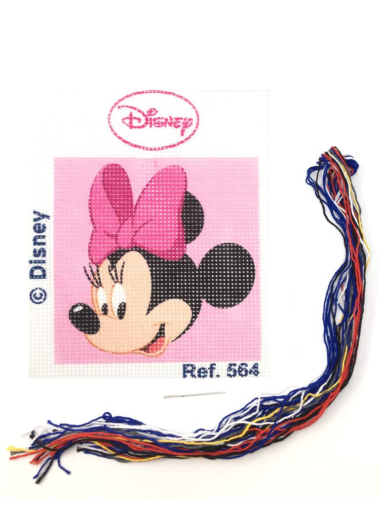 Haberdashery Online Kit mezzo punto per bambini, 18x15 cm. collezione Minnie Mouse - modello 564