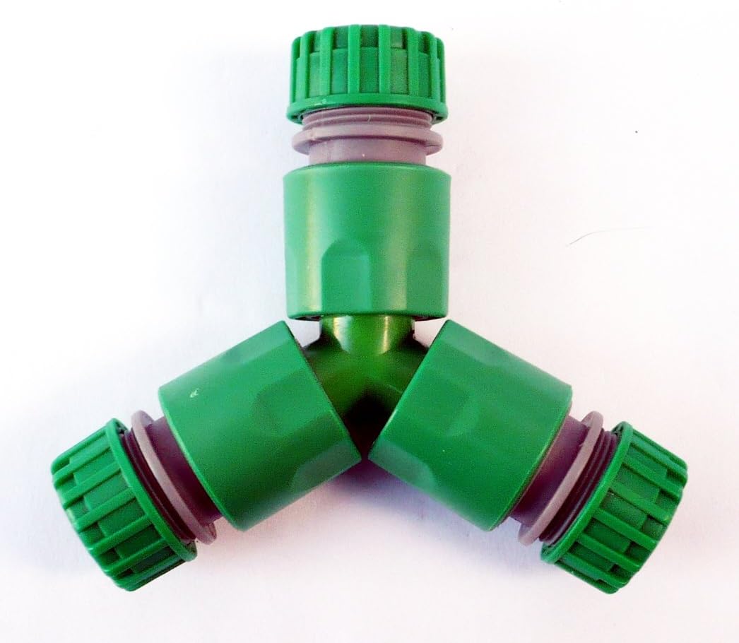 3-Way Splitter for 13 mm Hose. Complete with 3 female hose connectors