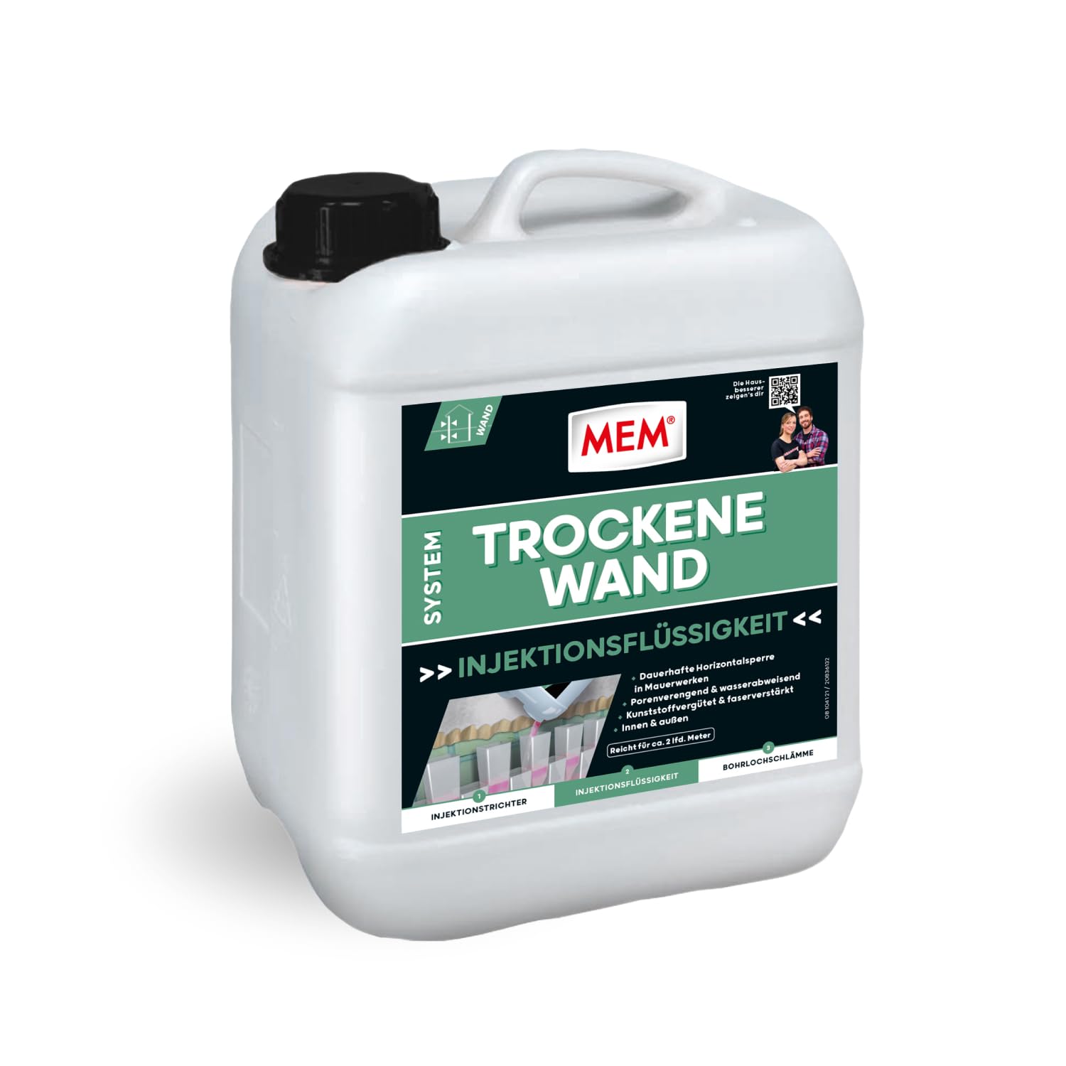 MEM Produit anti-humidité pour murs avec DVD, 10 L